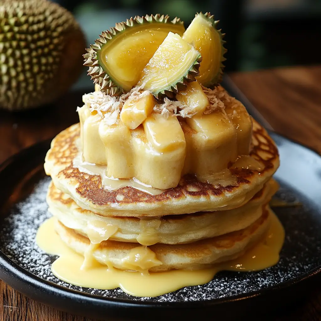 Durian Pancakes asian desserts