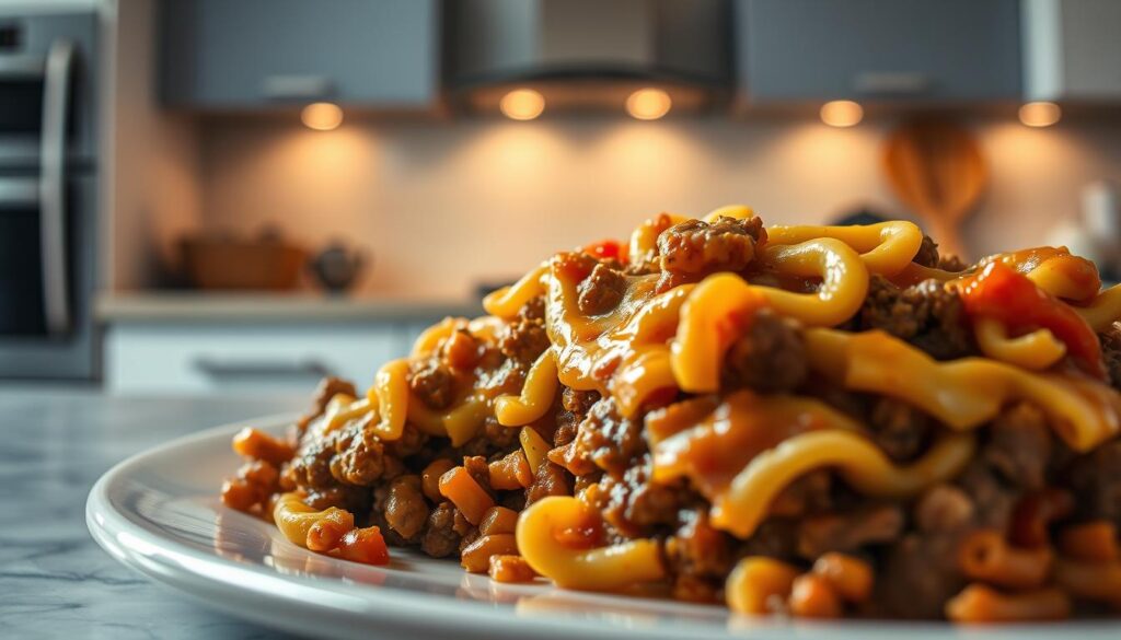 slow cooker hamburger casserole slow cooker hamburger casserole